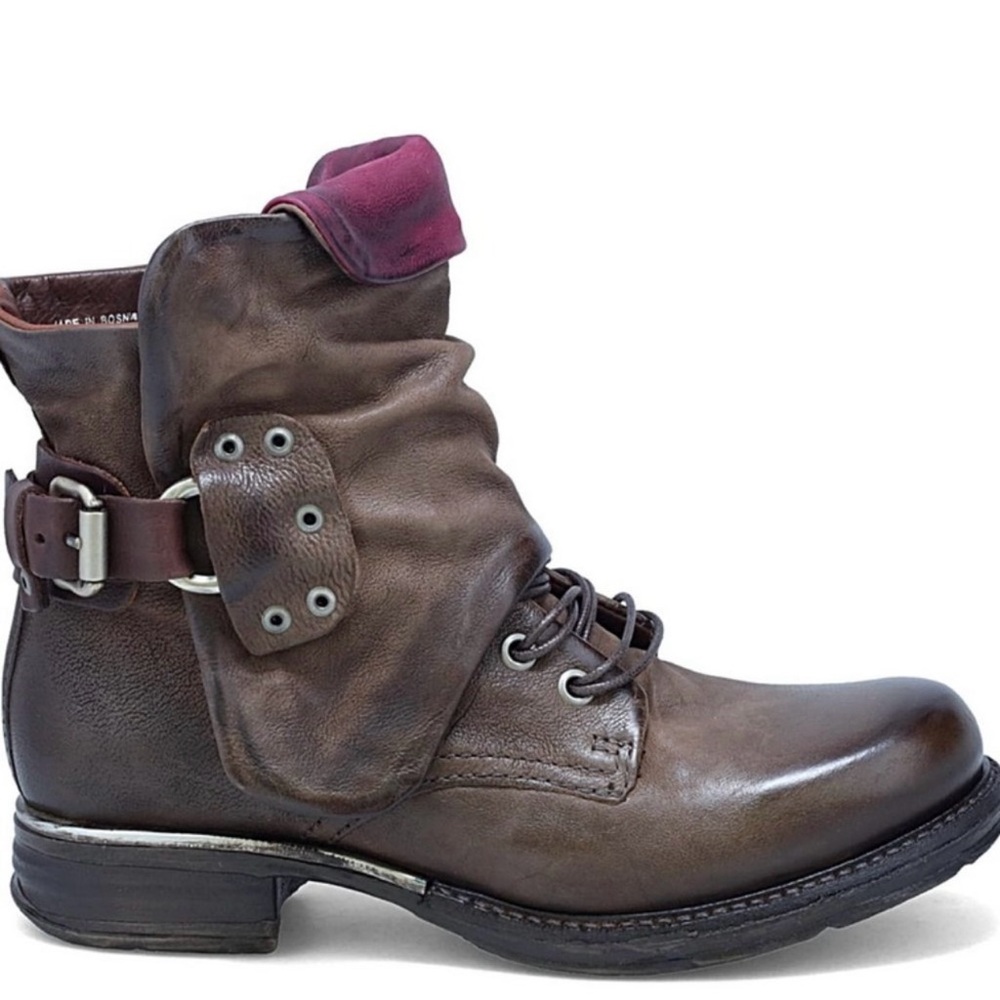 A.S. 98 Chocolate Chunky Booties.